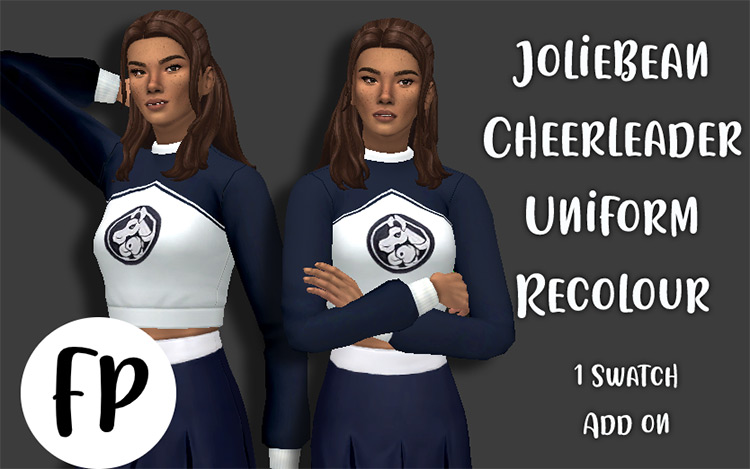 Sims 4 Maxis Match Cheerleader CC  All Free    FandomSpot - 21