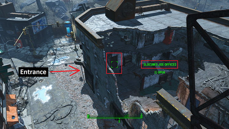 Slocum’s Joe Offices as seen from above. / Fallout 4