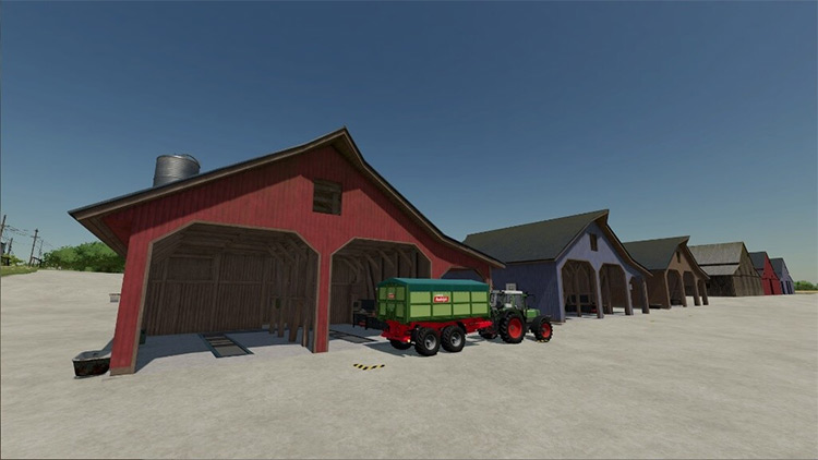 American Farm Buildings Pack / Farming Simulator 22 Mod