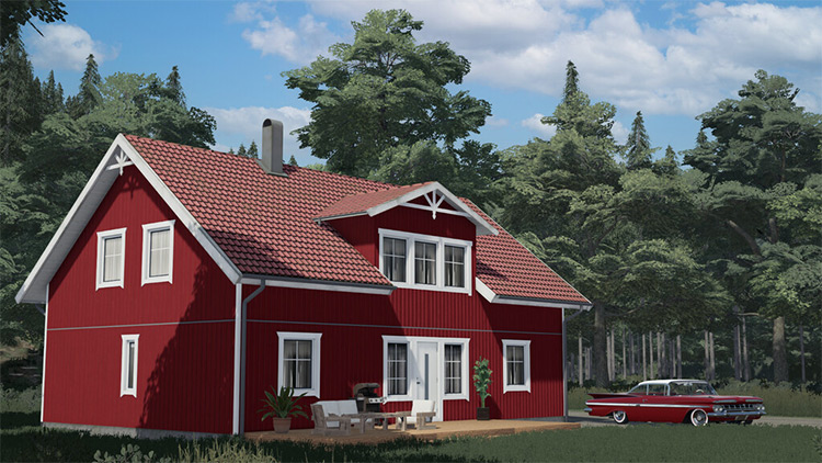 Scandinavian House / FS22 Mod