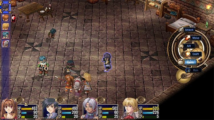 The Legend of Heroes: Trails in the Sky (2011) PSP screenshot