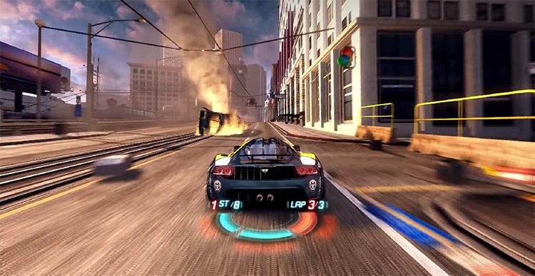 Split/Second (2010) PSP screenshot