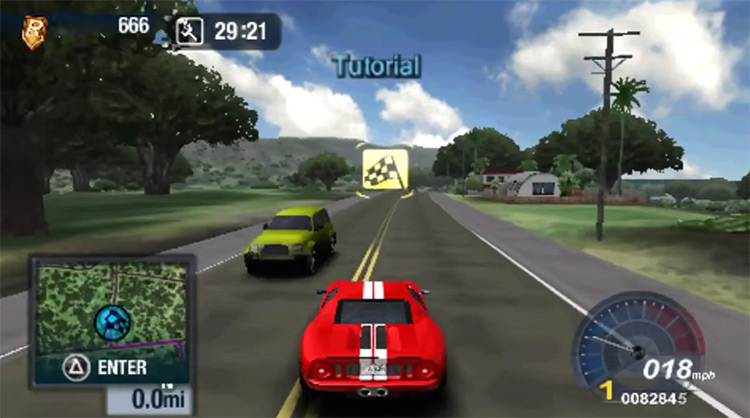 Test Drive Unlimited (2007) PSP screenshot