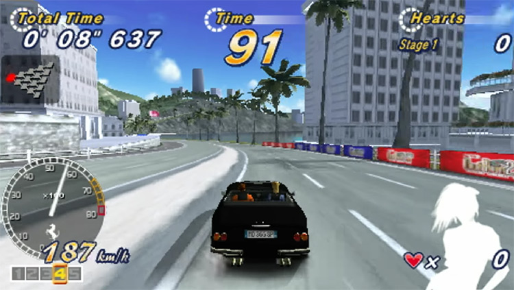 Outrun 2006: Coast 2 Coast (2006) PSP screenshot