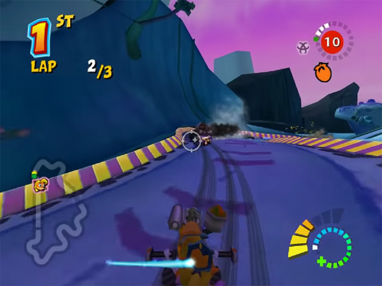 Crash Tag Team Racing (2005) PSP screenshot