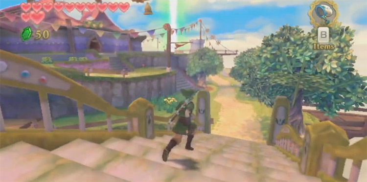 The Legend of Zelda: Skyward Sword (2011) gameplay screenshot