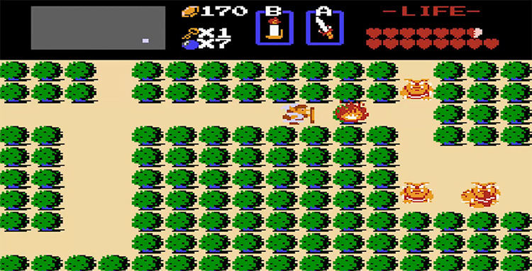 The Legend of Zelda (1987) gameplay screenshot