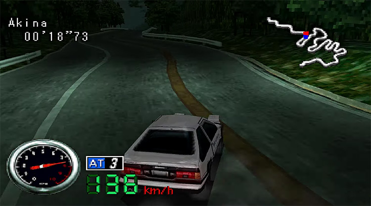 Initial D (JP) (1999) PS1 screenshot