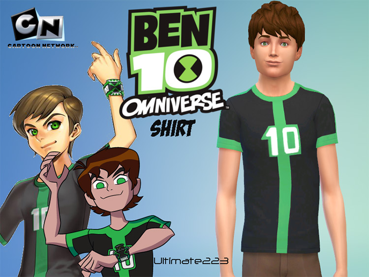 Ben 10 Omniverse Shirt by Ultimate223 / TS4 CC