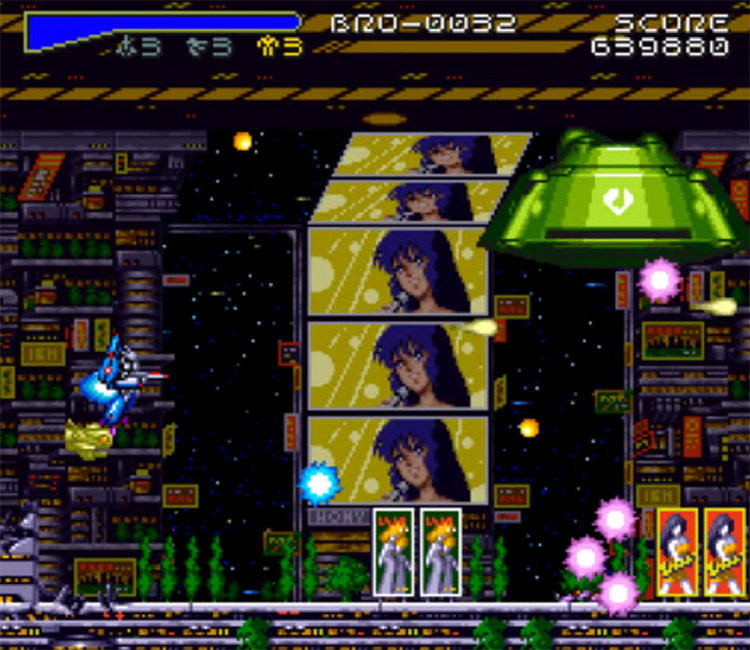 Super Dimension Fortress Macross: Scrambled Valkyrie (JP) (1993) SNES gameplay