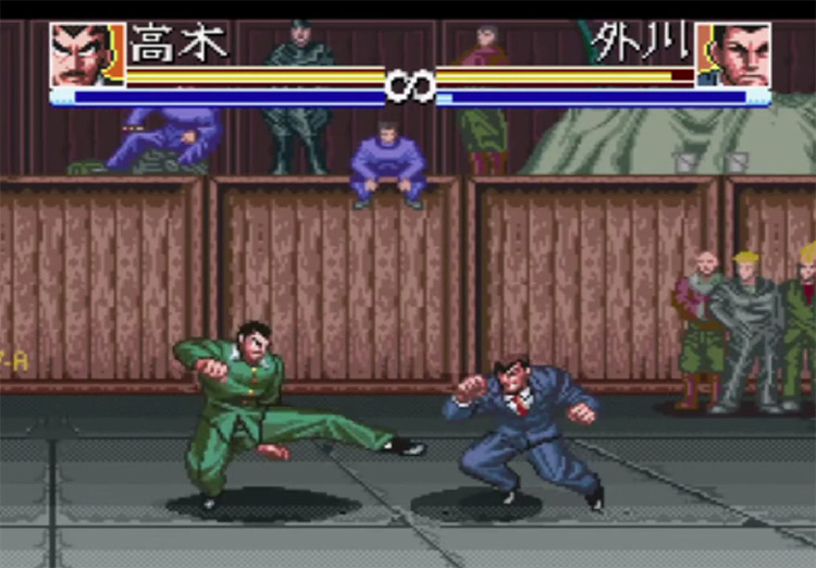 Osu!! Karate Club (JP) (1994) SFC gameplay