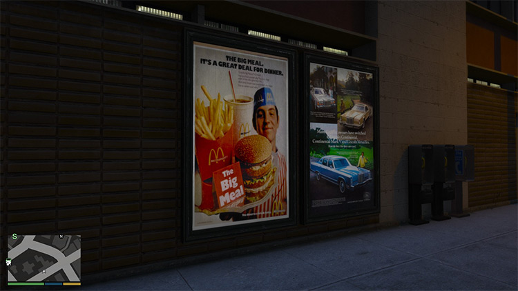 Real-life Vintage Animated Ads / GTA 5 Mod