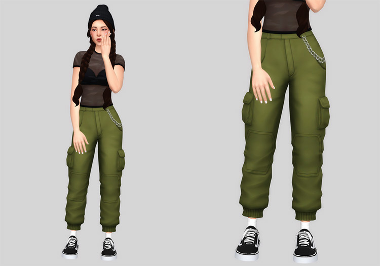 Casteru Cargo Pants / Sims 4 CC
