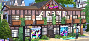 Old Town Dorms in TS4 (Lot)