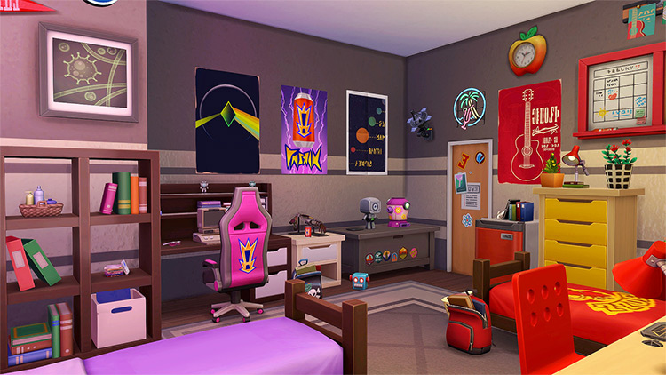 Robotics Dorm Room / Sims 4 Lot