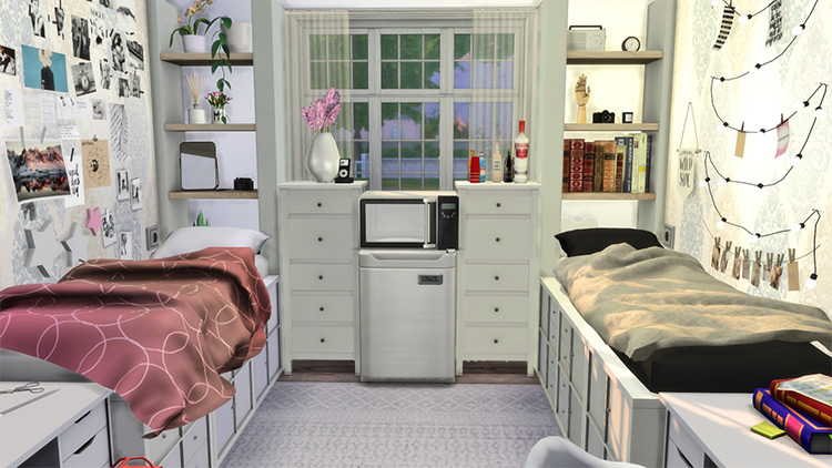 ModelSims4’s Dorm Room / Sims 4 Lot