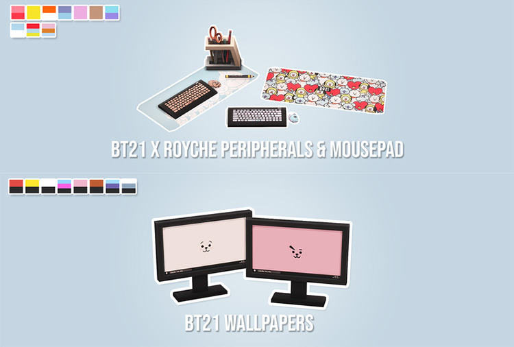 BT21 Collection / Sims 4 CC
