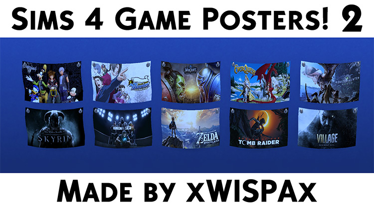 Video Game Posters #2 / Sims 4 CC