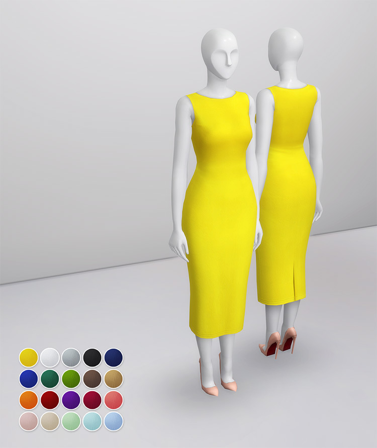 Sims 4 Maxis Match CC Dresses  The Ultimate List   FandomSpot - 80