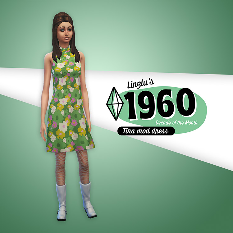 Tina Mod Dress / Sims 4 CC
