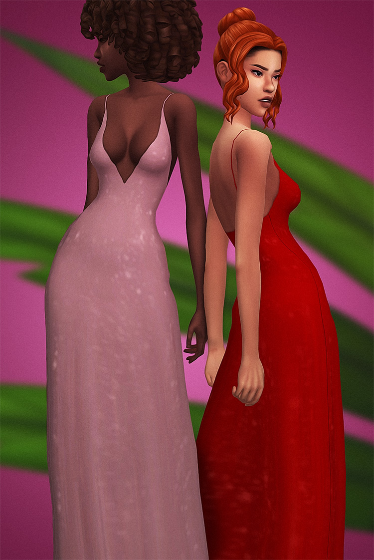 Sims 4 Maxis Match CC Dresses  The Ultimate List   FandomSpot - 27