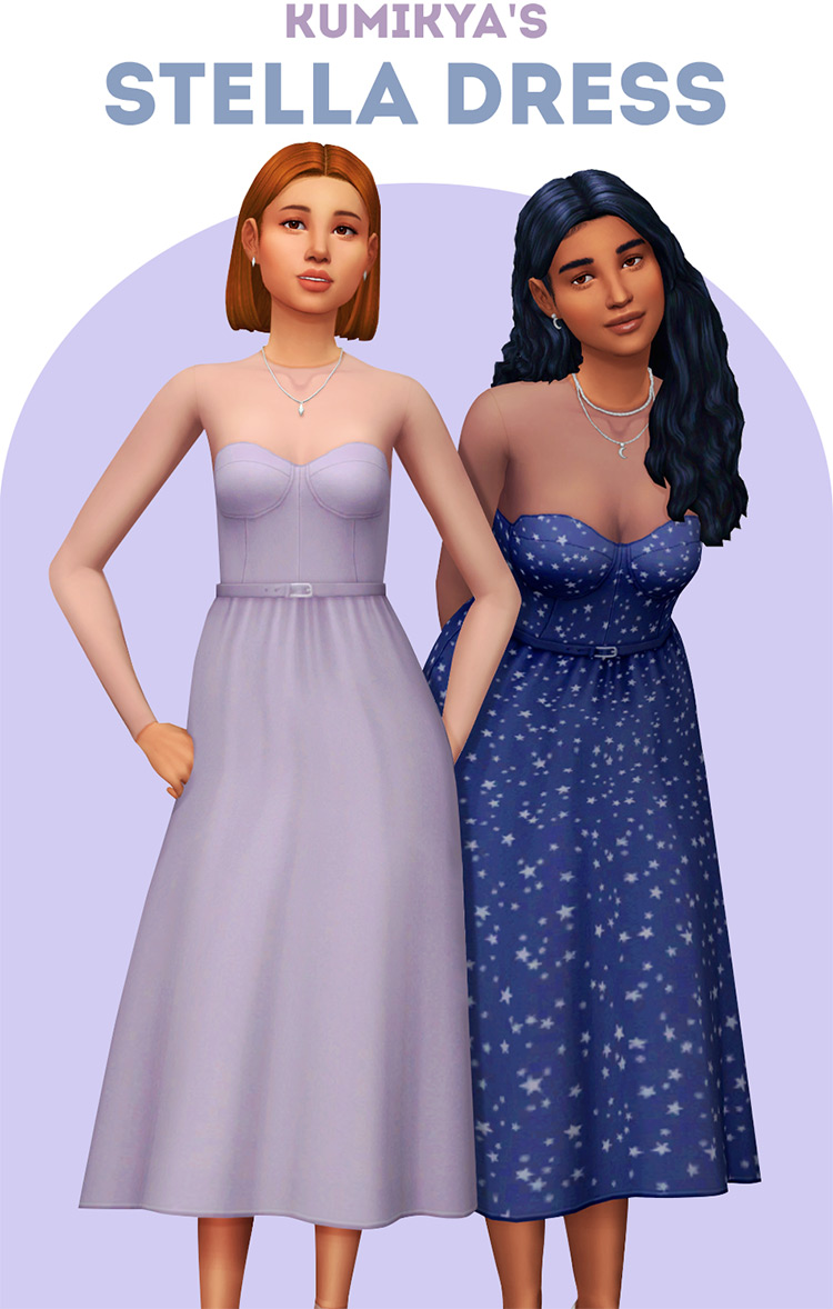 Stella Dress / Sims 4 CC