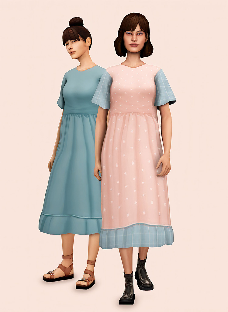 Daria Dress / Sims 4 CC