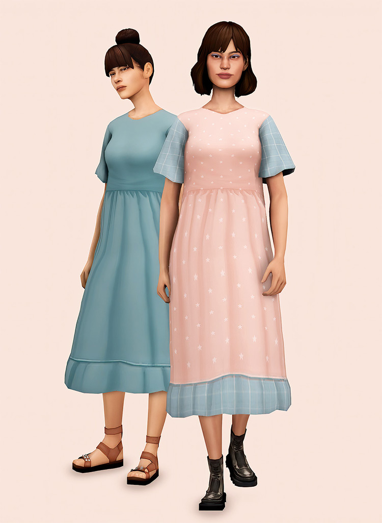 Sims 4 Maxis Match CC Dresses  The Ultimate List   FandomSpot - 62