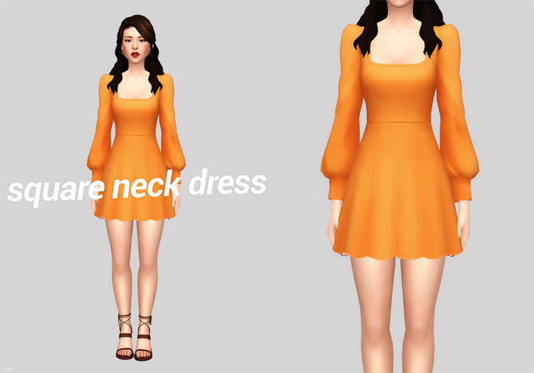 Sims 4 Maxis Match CC Dresses  The Ultimate List   FandomSpot - 16