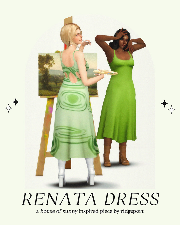 Renata Dress / Sims 4 CC