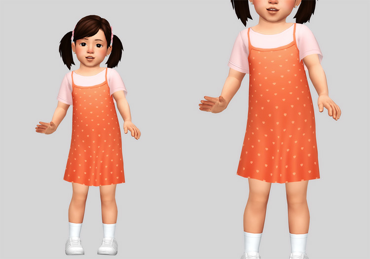 Layered Dress / Sims 4 CC