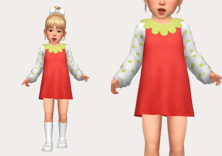 Dotty Dress / Sims 4 CC