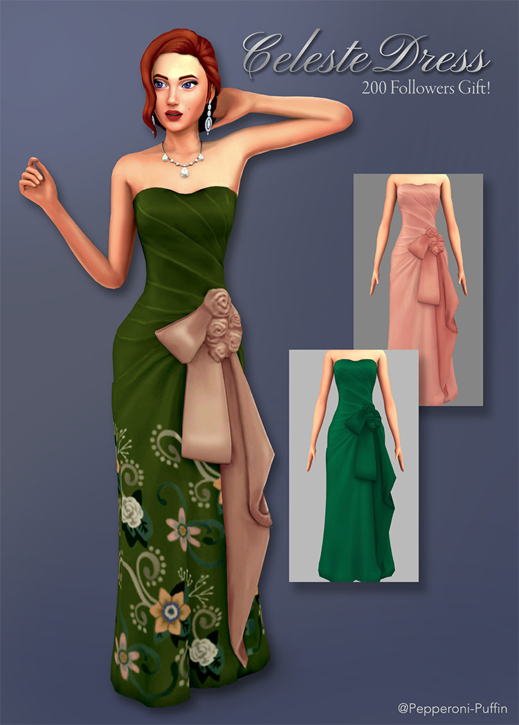 Sims 4 Maxis Match CC Dresses  The Ultimate List   FandomSpot - 68