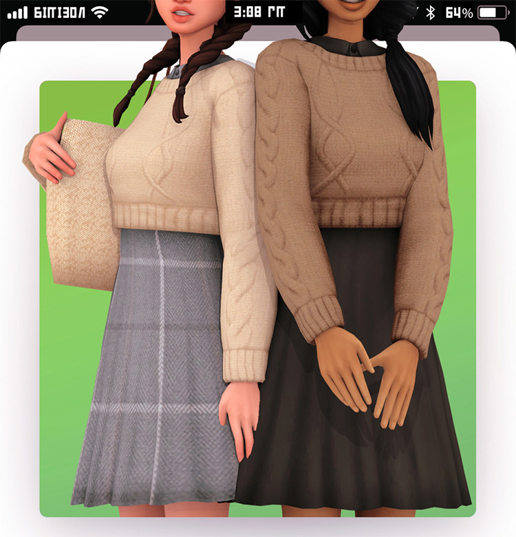 Agos Dress / Sims 4 CC