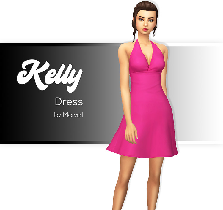 Kelly Dress / Sims 4 CC