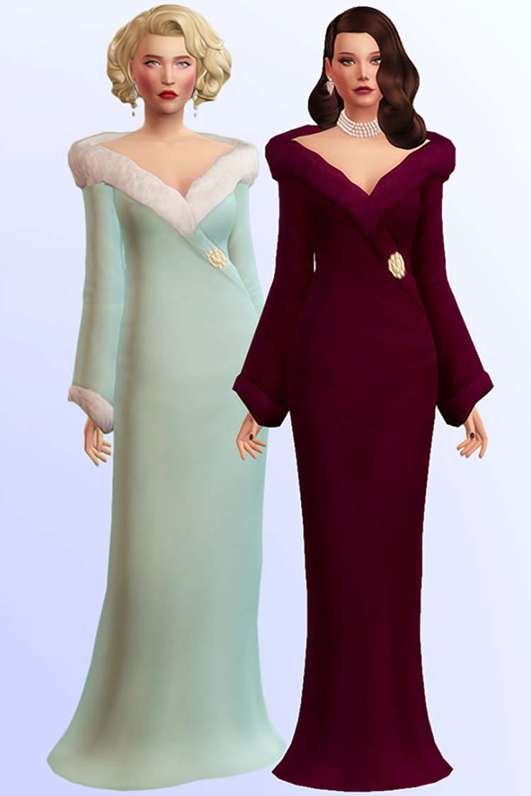 Diva Gown / Sims 4 CC