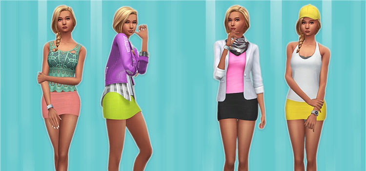 Sims 4 Maxis Match Skirts CC: The Ultimate Collection