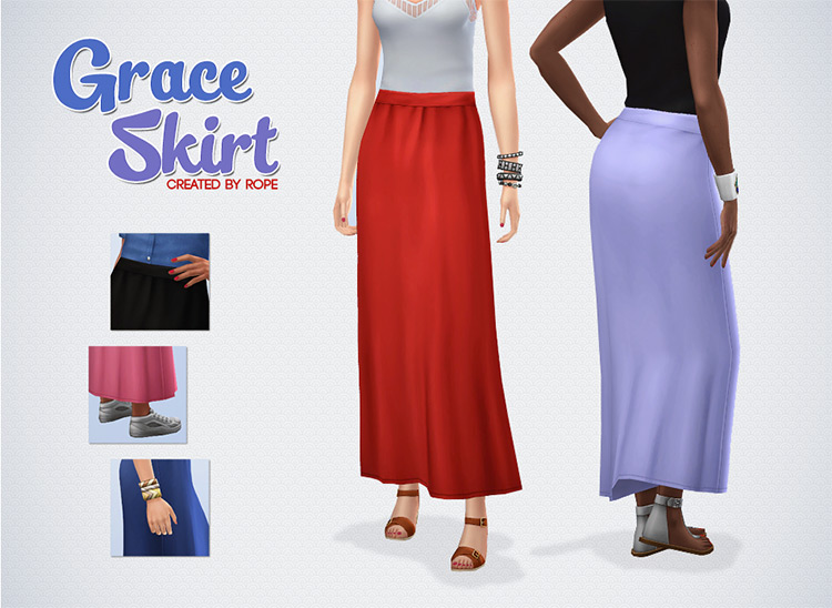 Grace Skirt / Sims 4 CC