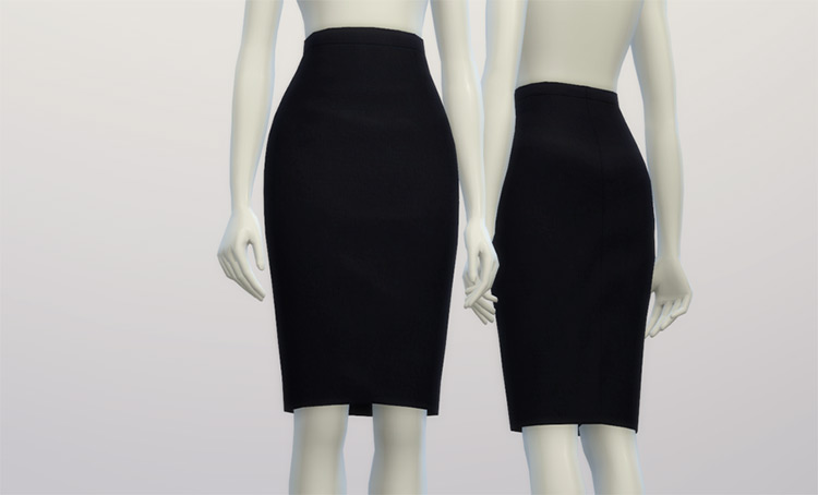 Basic Pencil Skirt / Sims 4 CC