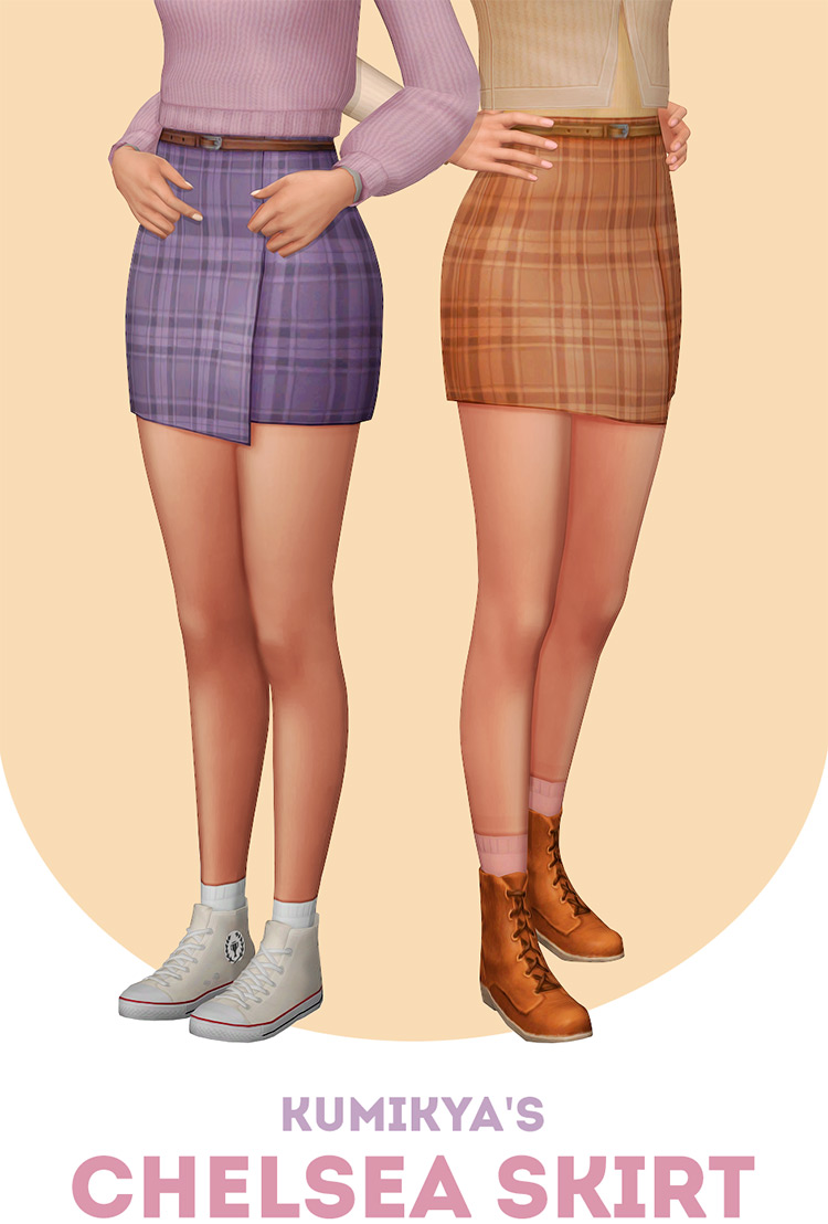 Chelsea Skirt / Sims 4 CC