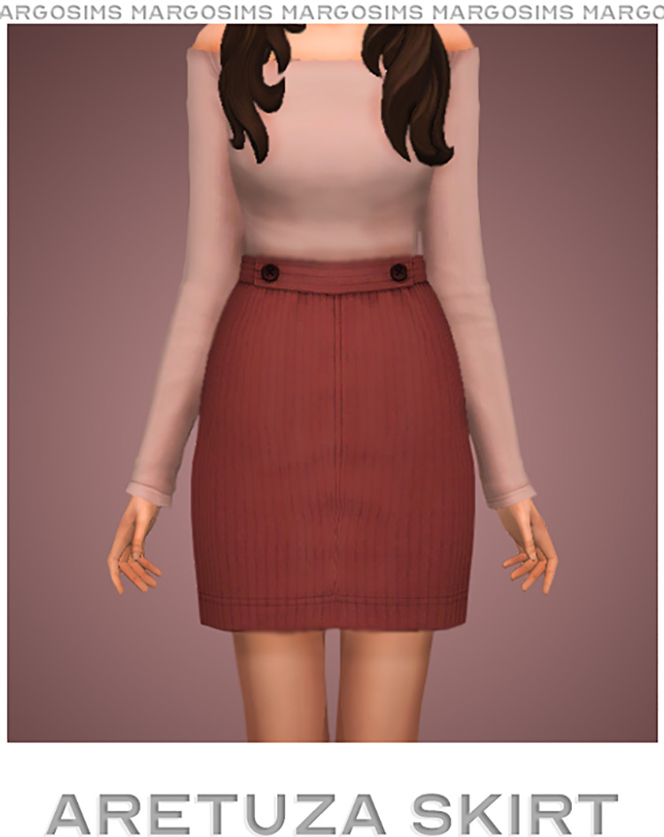 Aretuza Skirt / Sims 4 CC