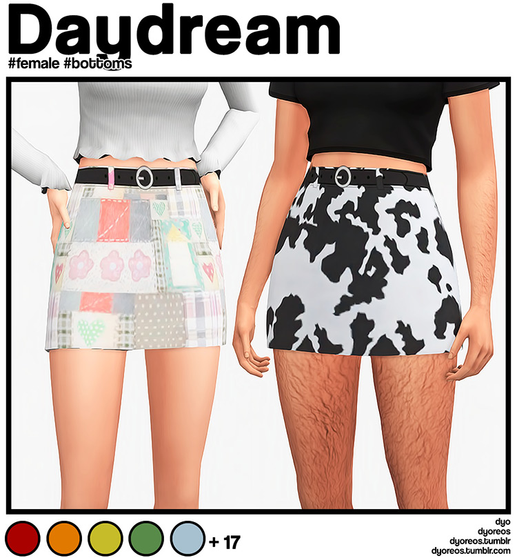 Daydream Skirt / Sims 4 CC