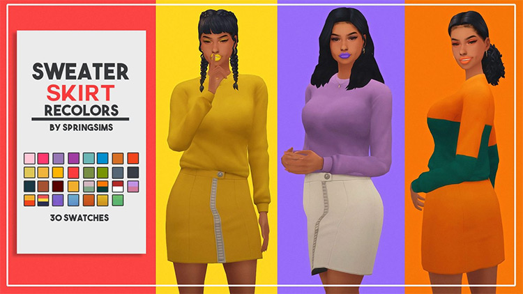 40 Best Maxis Match CC Recolors for The Sims 4   FandomSpot - 77