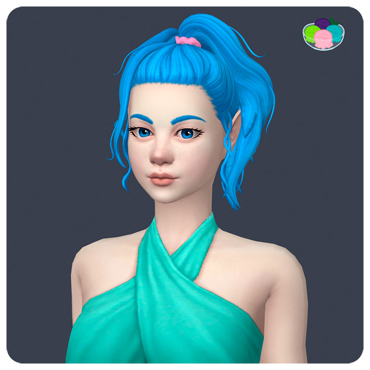 Shiloh Hair in Sorbets Remix by KissaLopa / TS4 CC