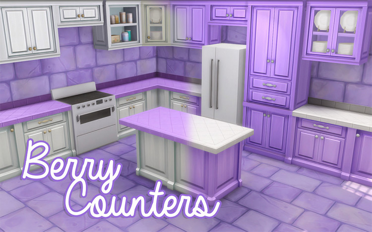 Berry Counters by Noodles CC / TS4 CC