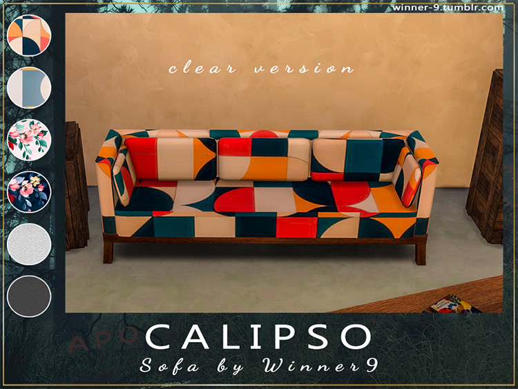Calipso Sofa Sims 4 CC