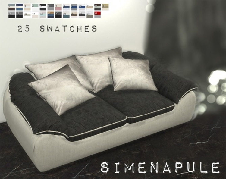 Best Sims 4 Couch   Sofa CC  Sectionals  L Shaped   More   FandomSpot - 30