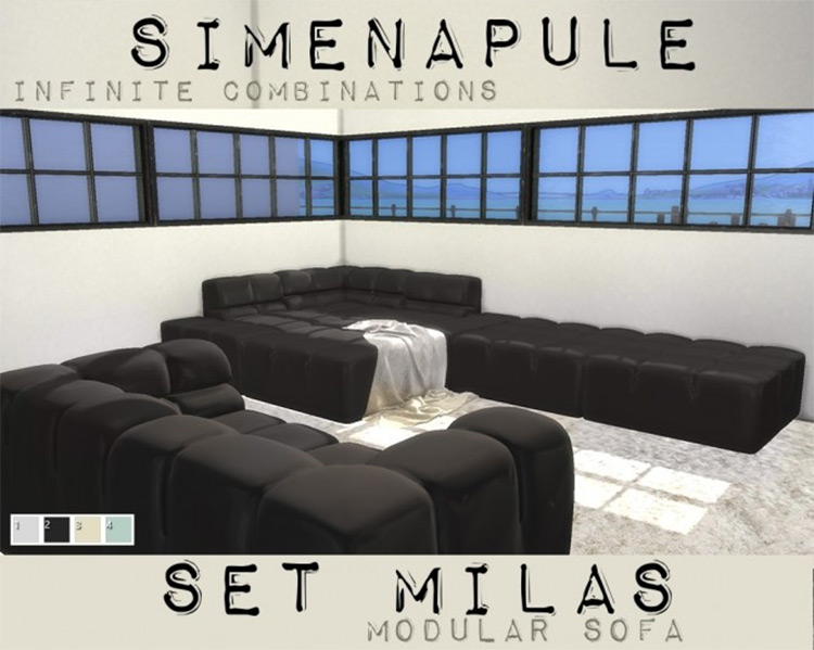 Best Sims 4 Couch And Sofa Cc Sectionals L Shaped And More Fandomspot