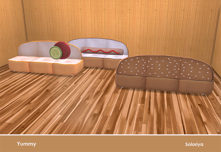 Yummy Sofa CC for SIms 4