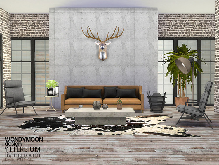 Ytterbium Living Room Set - Furniture CC